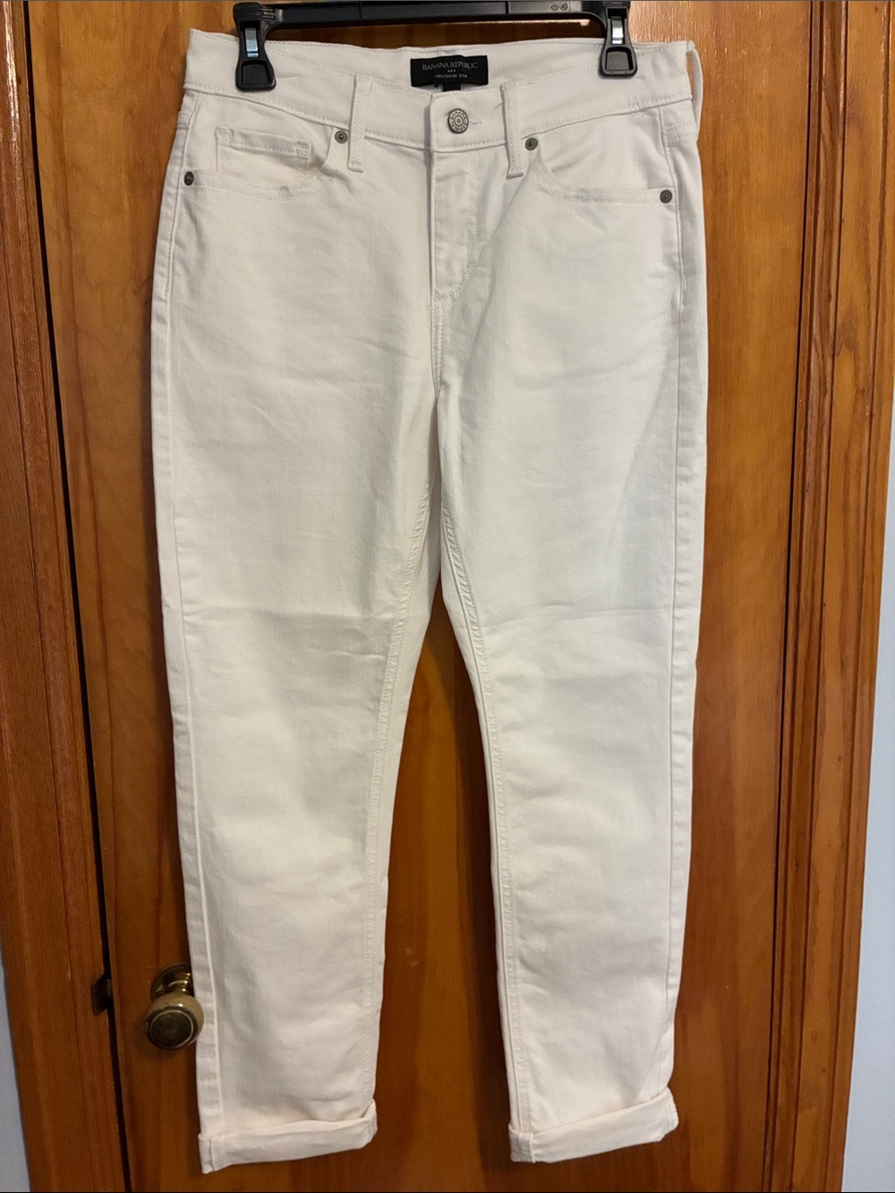 Banana Republic girlfriend, White Jeans